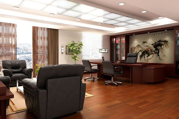 辦公室裝修效果圖-合肥卓創裝修公司