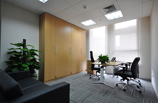 500平金融辦公室裝修設計案例