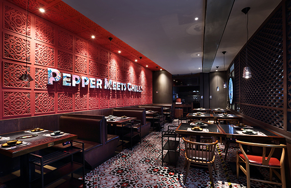 火鍋店大廳裝修設計