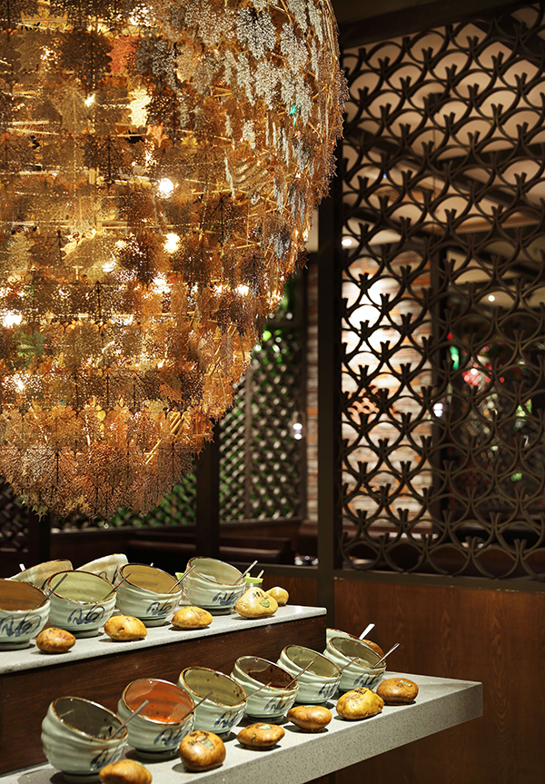 火鍋店調味臺裝修設計