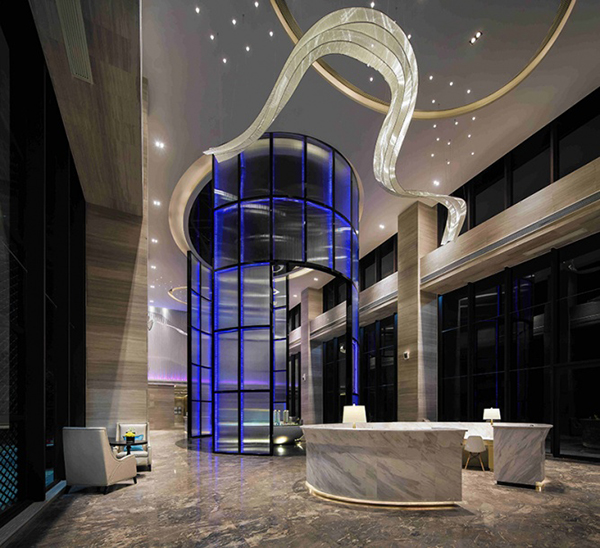 前臺辦公室裝修效果圖-合肥卓創裝飾公司