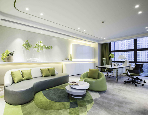 辦公室裝修效果圖-合肥卓創裝修公司