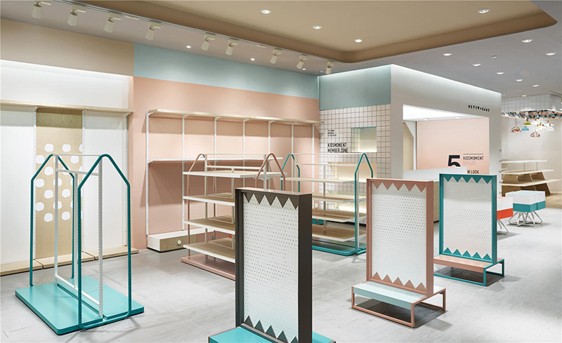 品牌童裝店裝修設計-合肥卓創(chuàng)裝飾公司-童裝店面裝修效果圖