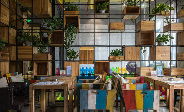 咖啡店裝修設計工業風