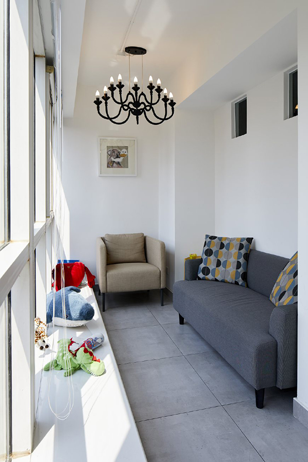 美發店休閑區設計實景圖